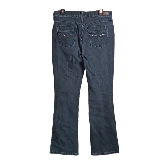 Levi's Women's Boot Cut Jeans - Dark Blue - Picture 3 of 4
